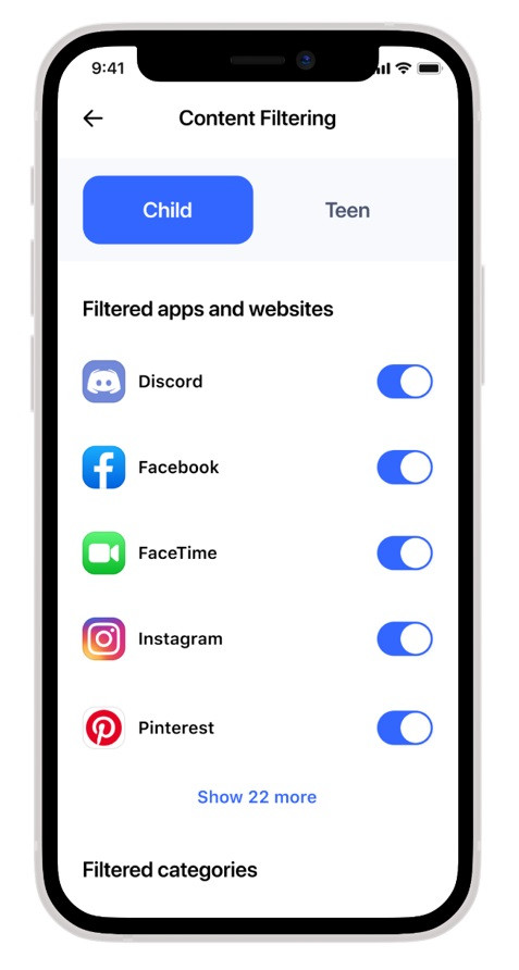 Aura Content Filters